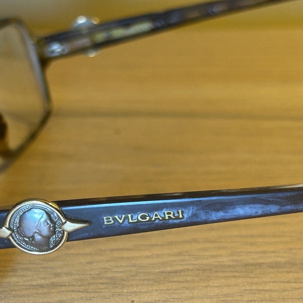 Bulgari Black Rectangular Glasses - image 4